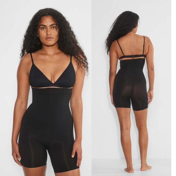 NWT Aritzia ShapeEnhance High Support Seamless Shapewear Short Size Large Black - Picture 1 of 7